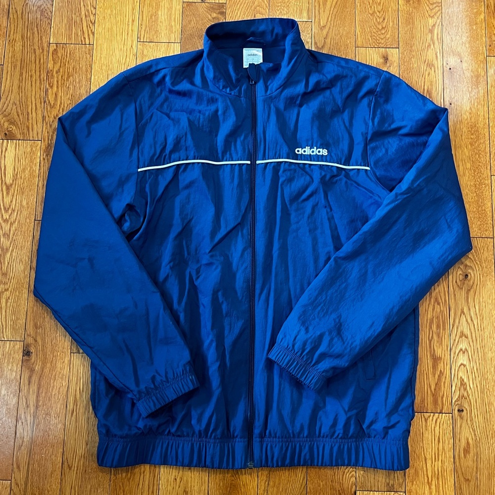Adidas Men's Royal Blue Windbreaker